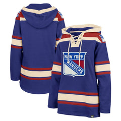 NHL New York Rangers '47 Women's Superior Lacer Pullover Hoodie