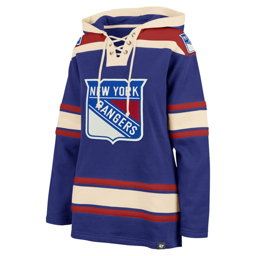 NHL New York Rangers '47 Women's Superior Lacer Pullover Hoodie
