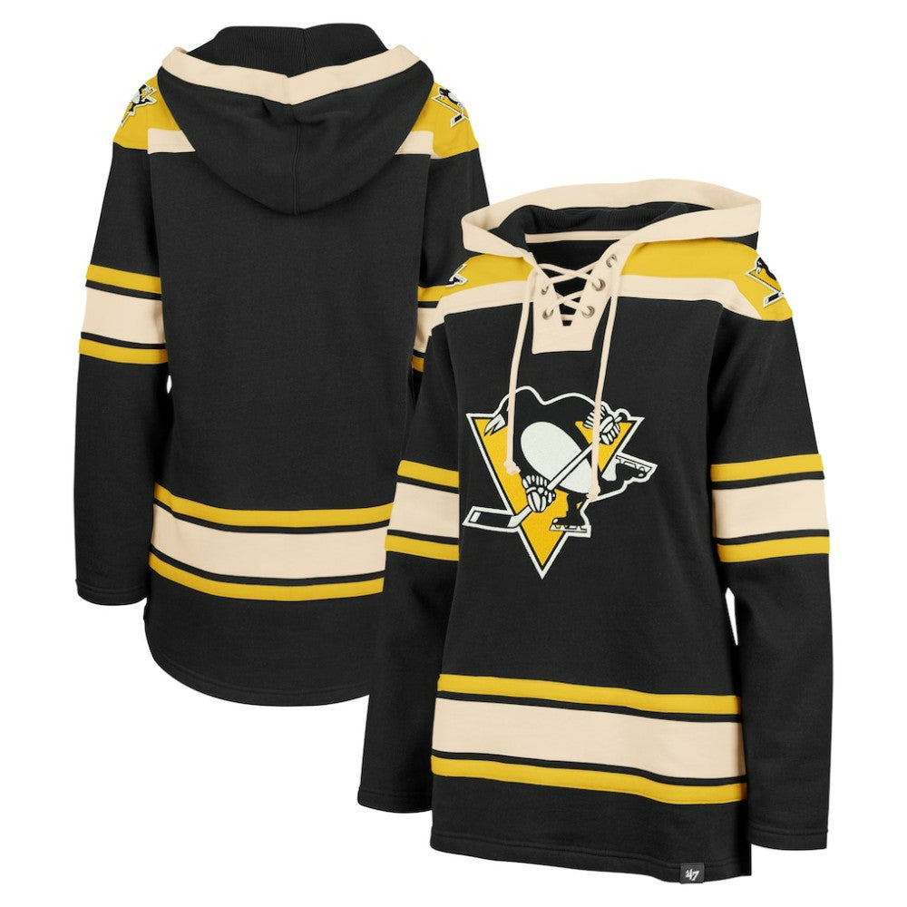 NHL Pittsburgh Penguins '47 Women's Superior Lacer Pullover Hoodie