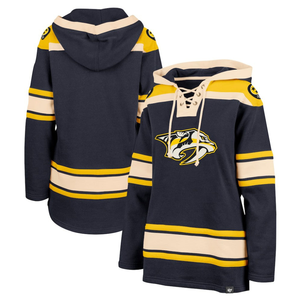NHL Nashville Predators '47 Women's Superior Lacer Pullover Hoodie
