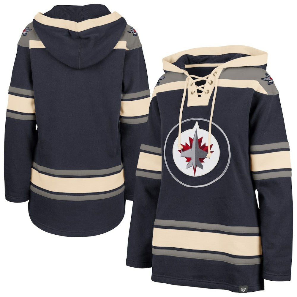 NHL Winnipeg Jets '47 Women's Superior Lacer Pullover Hoodie