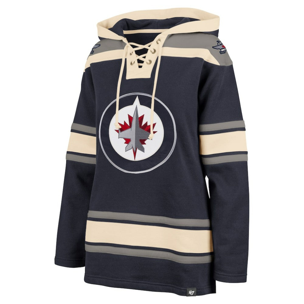 NHL Winnipeg Jets '47 Women's Superior Lacer Pullover Hoodie