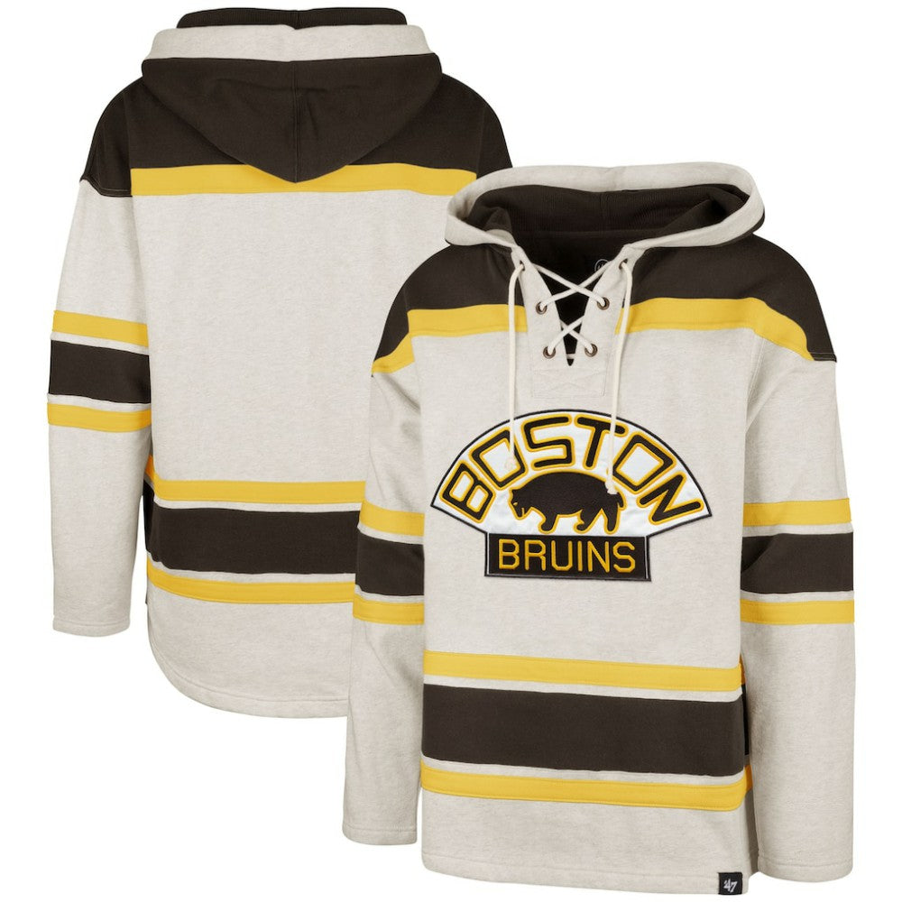 NHL Boston Bruins '47 Rockaway Lacer Pullover Hoodie