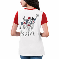 White St. Louis Cardinals G-III 4Her by Carl Banks Women's Illustration Ringer T-Shirt