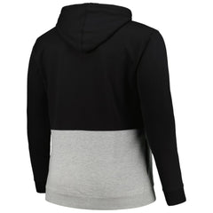 Black/Heather Gray Baltimore Orioles Big & Tall Hoodie Half-Zip Sweatshirt