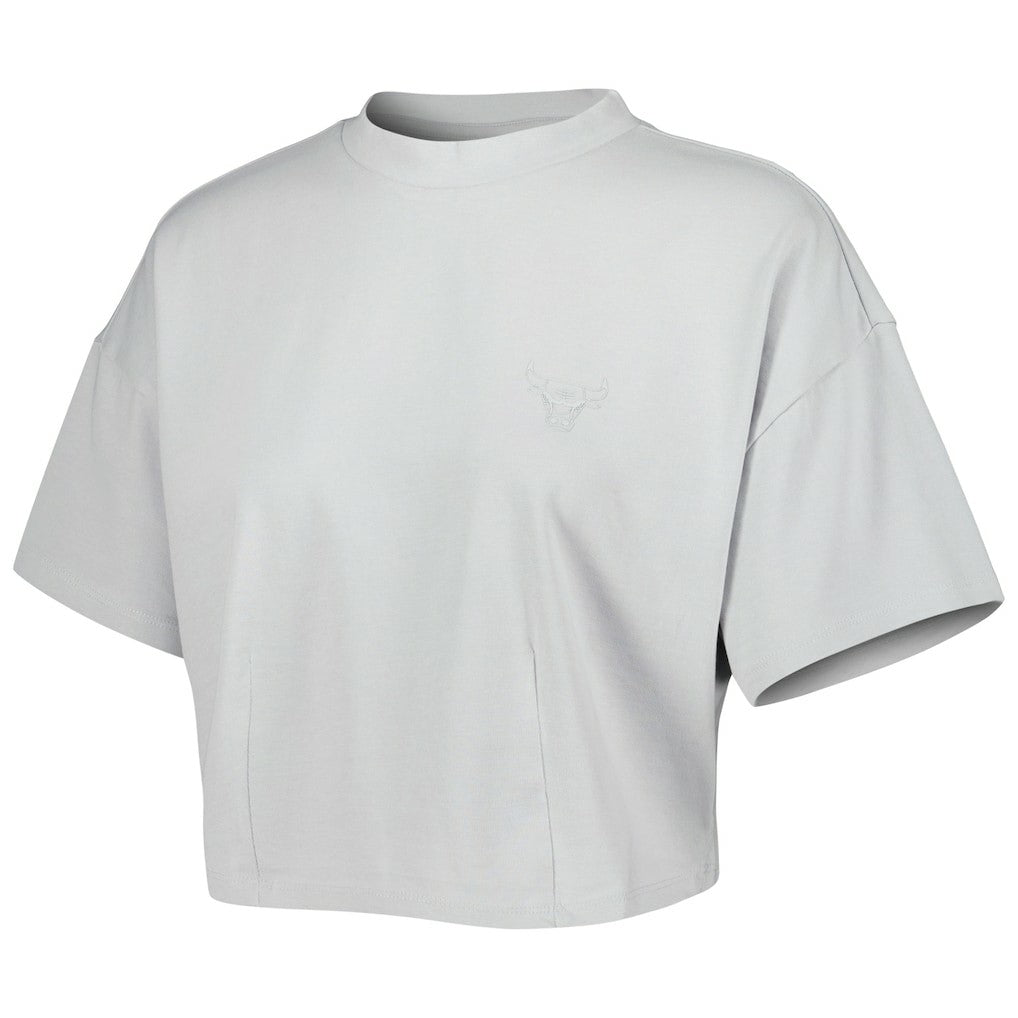 Chicago Bulls Lusso Women's Nola Faded Tonal Cropped T-Shirt sale