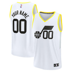 Fanatics Utah Jazz Youth Fast Break Replica Custom Jersey