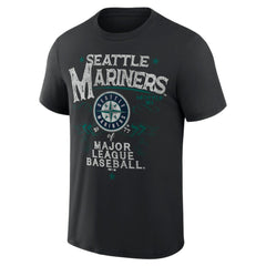 Black Seattle Mariners Darius Rucker Collection by Fanatics Beach Splatter T-Shirt