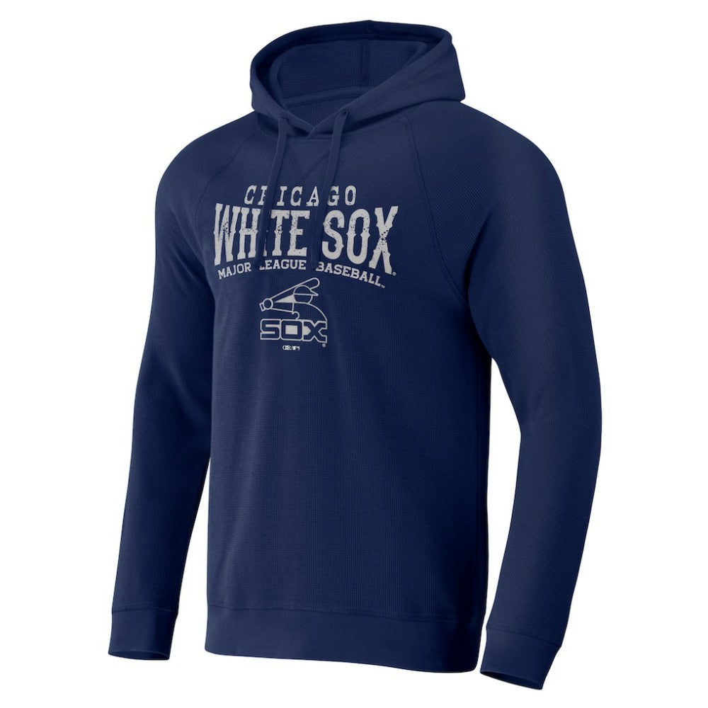 Navy Chicago White Sox Darius Rucker Collection by Fanatics Waffle-Knit Raglan Pullover Hoodie