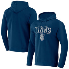 Navy Minnesota Twins Darius Rucker Collection by Fanatics Waffle-Knit Raglan Pullover Hoodie
