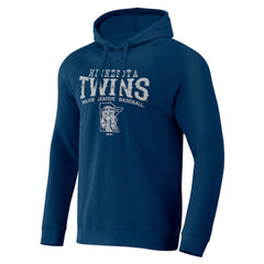 Navy Minnesota Twins Darius Rucker Collection by Fanatics Waffle-Knit Raglan Pullover Hoodie