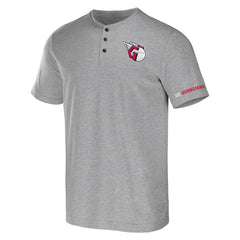 Heather Gray Cleveland Guardians Darius Rucker Collection by Fanatics Henley T-Shirt