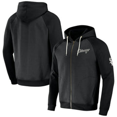 Black Chicago White Sox Darius Rucker Collection by Fanatics Raglan Full-Zip Hoodie