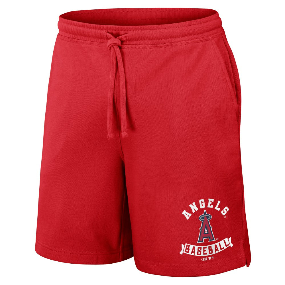 Red Los Angeles Angels Darius Rucker Collection by Fanatics Team Color Shorts