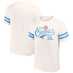 Cream St. Louis Cardinals Darius Rucker Collection by Fanatics Yarn Dye Vintage T-Shirt