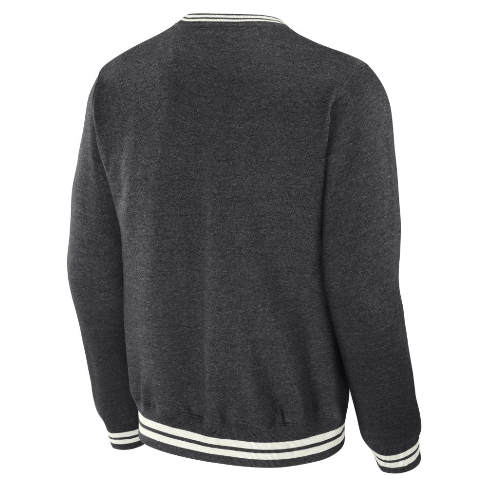 Heather Charcoal New York Mets Darius Rucker Collection by Fanatics Vintage Pullover Sweatshirt
