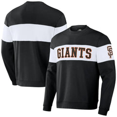 Black San Francisco Giants Darius Rucker Collection by Fanatics Stripe Pullover Sweatshirt