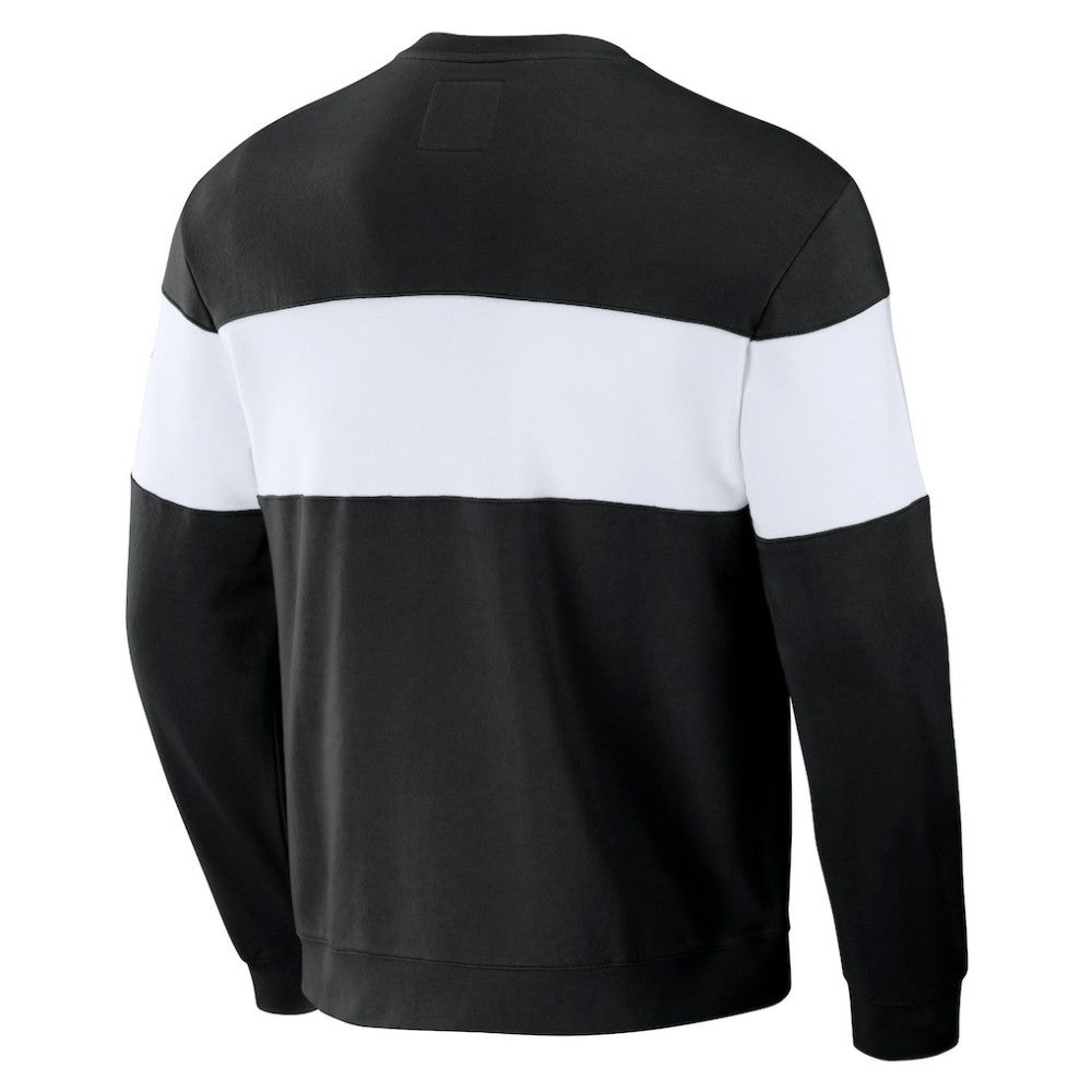 Black San Francisco Giants Darius Rucker Collection by Fanatics Stripe Pullover Sweatshirt