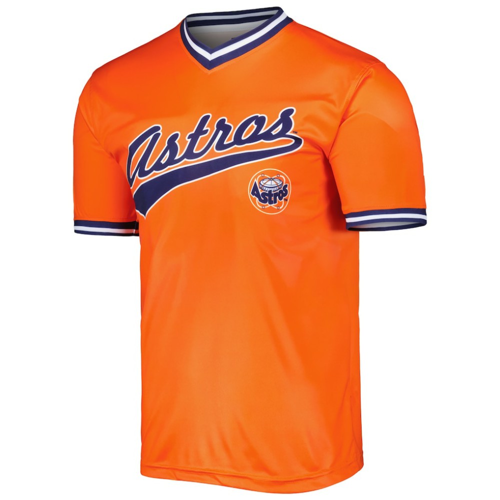 Orange Houston Astros Stitches Cooperstown Collection Team Jersey