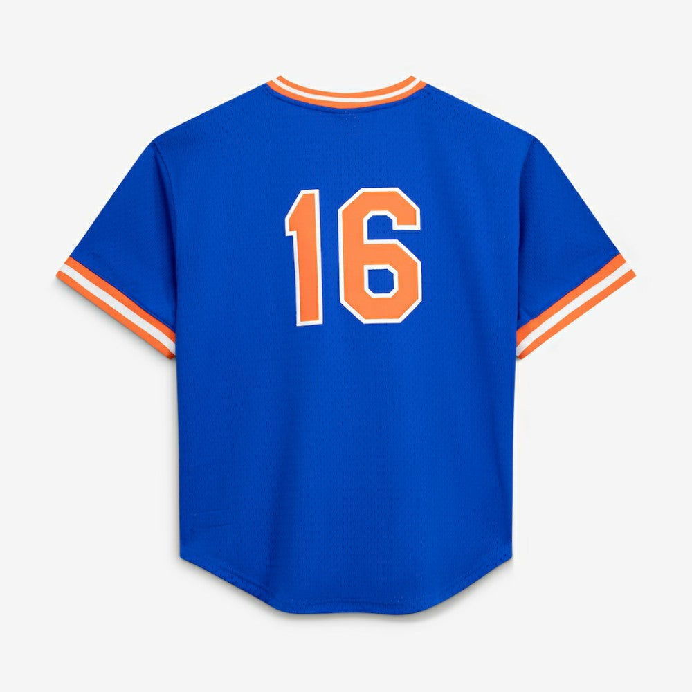 Royal Dwight Gooden New York Mets Mitchell & Ness Authentic Batting Practice Jersey