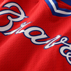 Scarlet Dale Murphy Atlanta Braves Mitchell & Ness Authentic Batting Practice Jersey