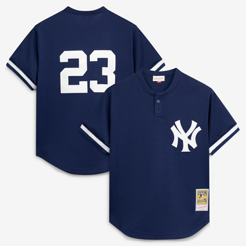 Navy Don Mattingly New York Yankees Mitchell & Ness Authentic Batting Practice Jersey