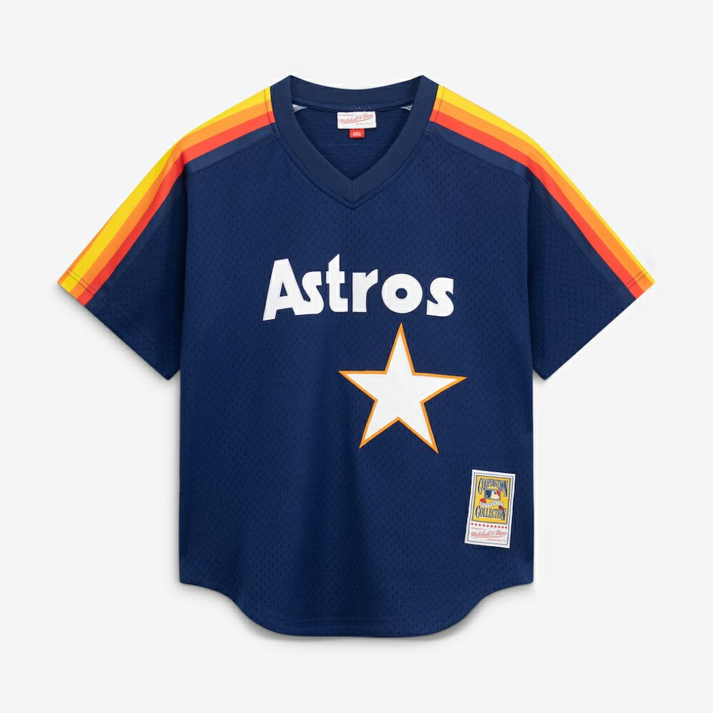 Navy Jeff Bagwell Houston Astros Mitchell & Ness Authentic Batting Practice Jersey