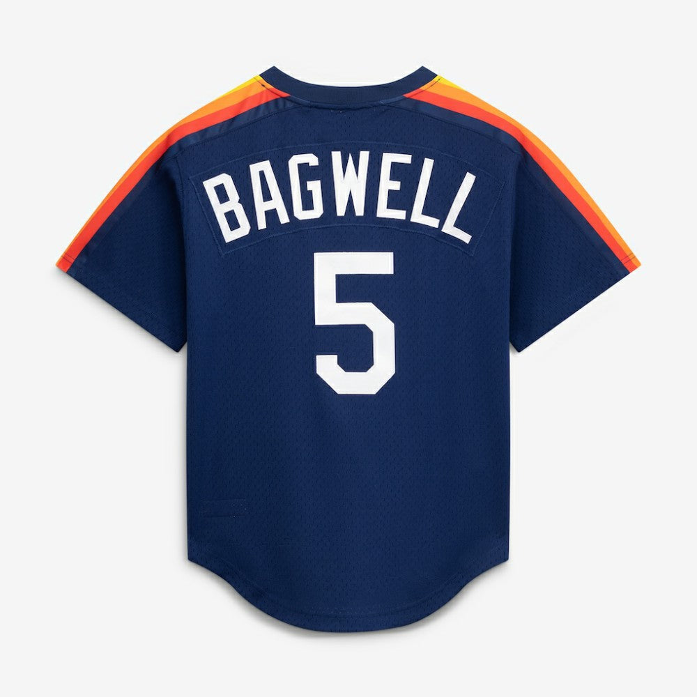 Navy Jeff Bagwell Houston Astros Mitchell & Ness Authentic Batting Practice Jersey