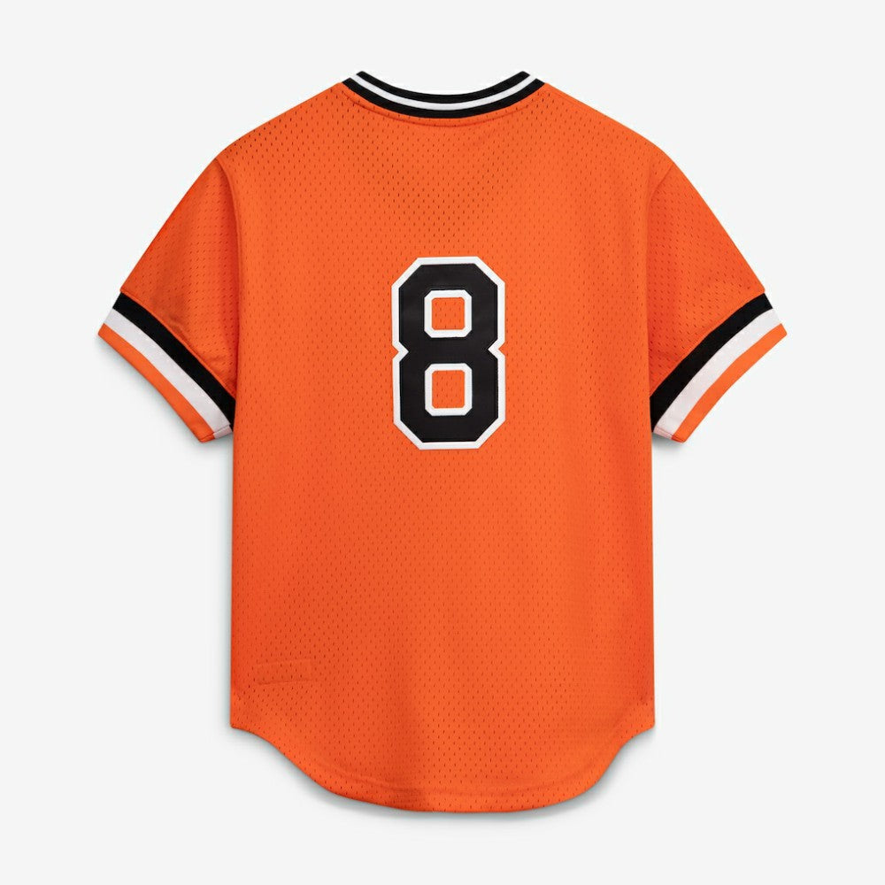 Orange Cal Ripken Jr. Baltimore Orioles Mitchell & Ness Authentic Batting Practice Jersey