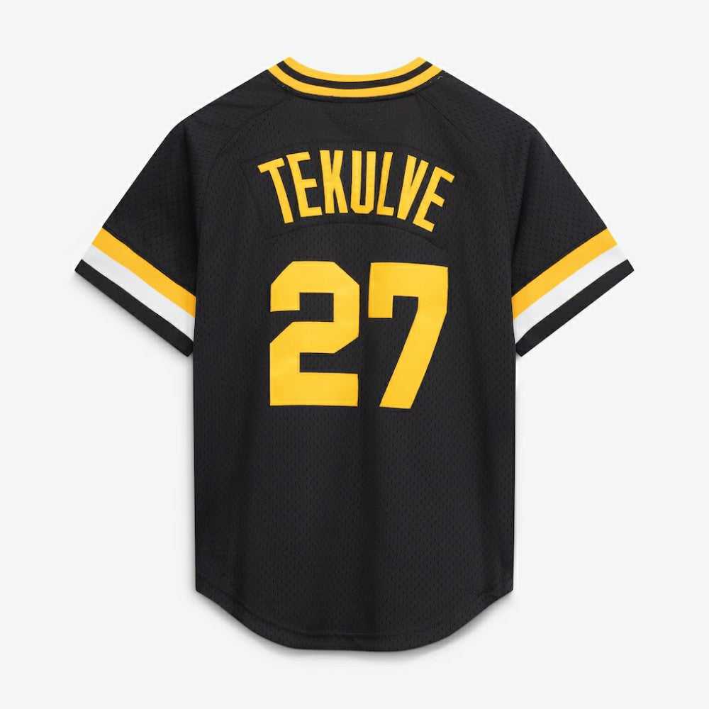 Black Kent Tekulve Pittsburgh Pirates Mitchell & Ness Authentic Batting Practice Jersey