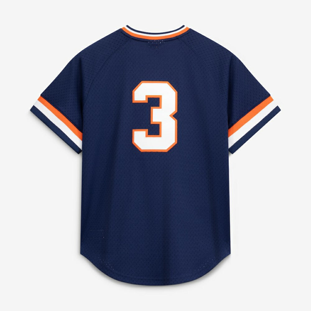 Navy Alan Trammell Detroit Tigers Mitchell & Ness Authentic Batting Practice Jersey