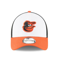 White Baltimore Orioles New Era Men's Logo League 9Forty Adjustable Hat
