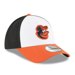 White Baltimore Orioles New Era Men's Logo League 9Forty Adjustable Hat