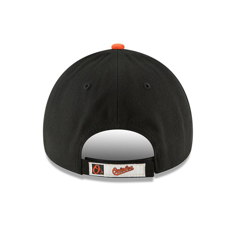 White Baltimore Orioles New Era Men's Logo League 9Forty Adjustable Hat