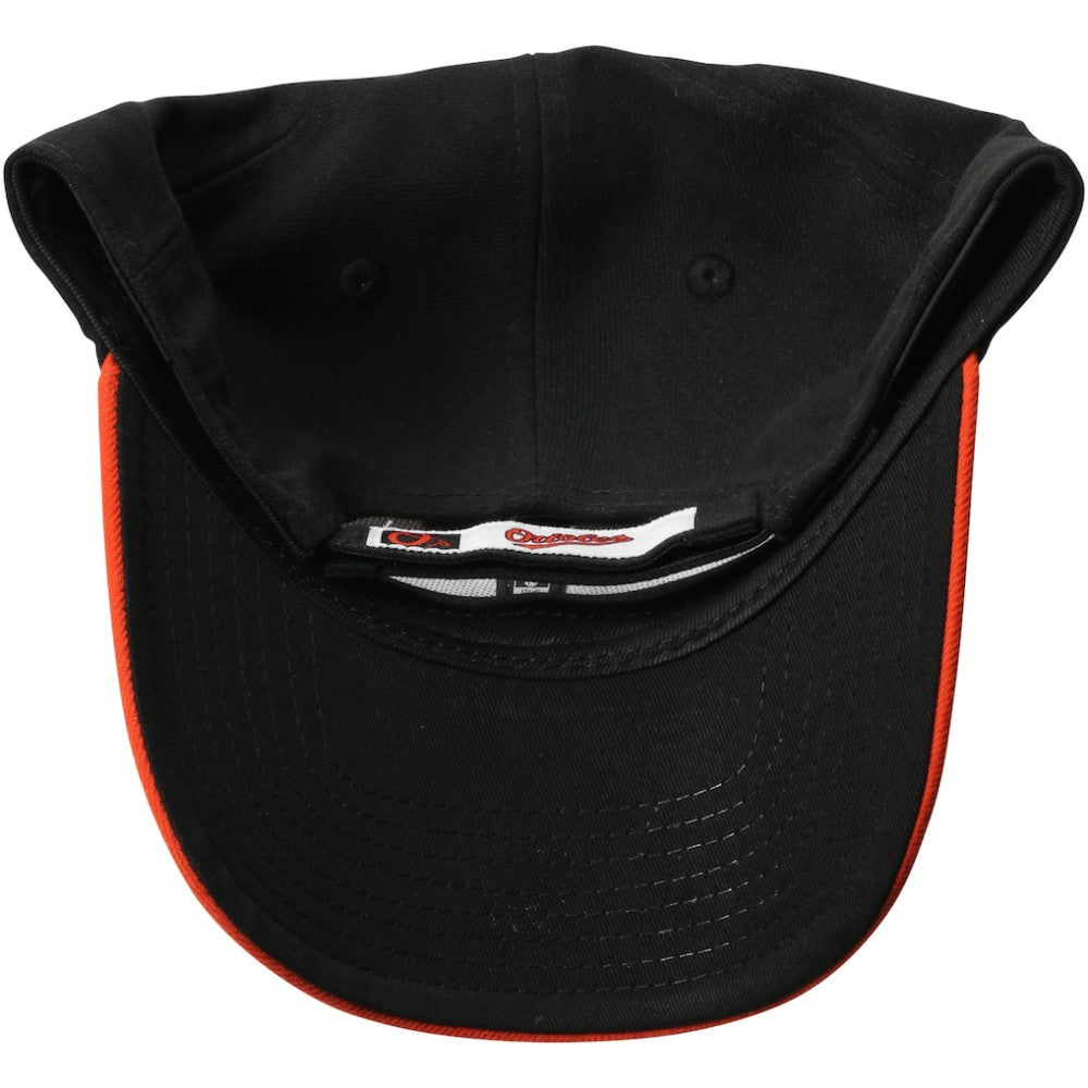 White Baltimore Orioles New Era Men's Logo League 9Forty Adjustable Hat