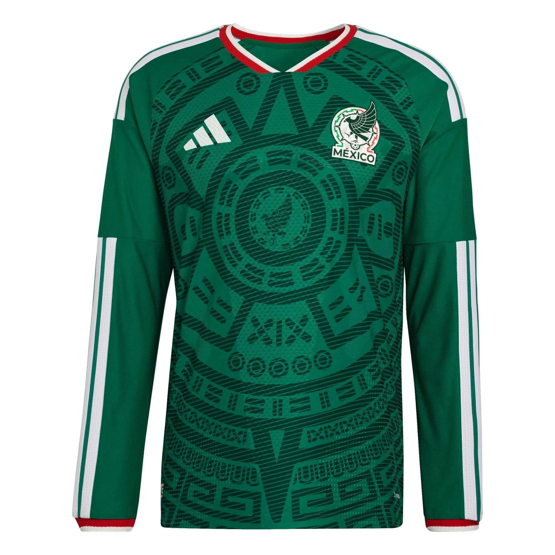 2026 Mexico Men's Authentic Home Long-Sleeve Soccer Jersey
