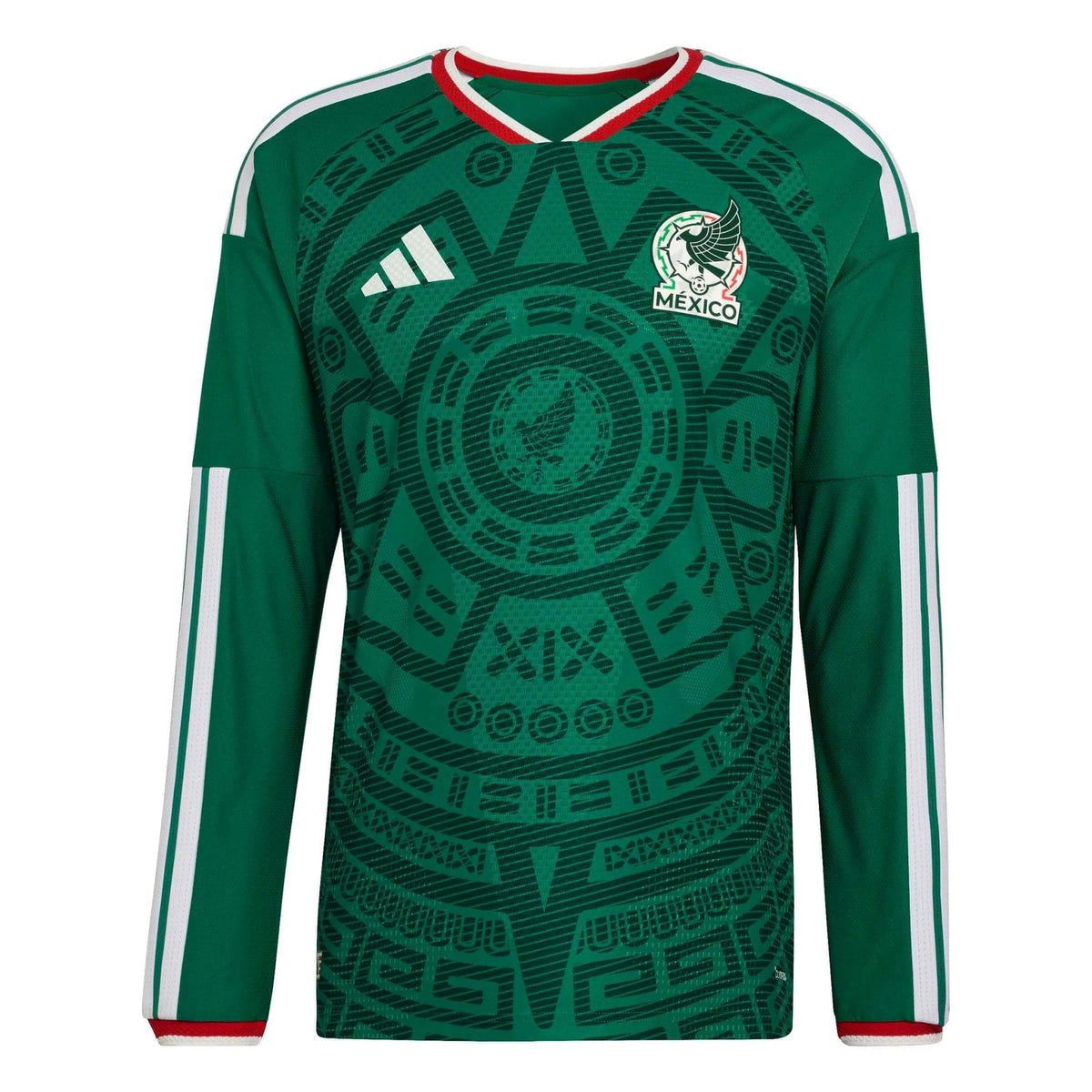 2026 Mexico Men's Authentic Home Long-Sleeve Soccer Jersey