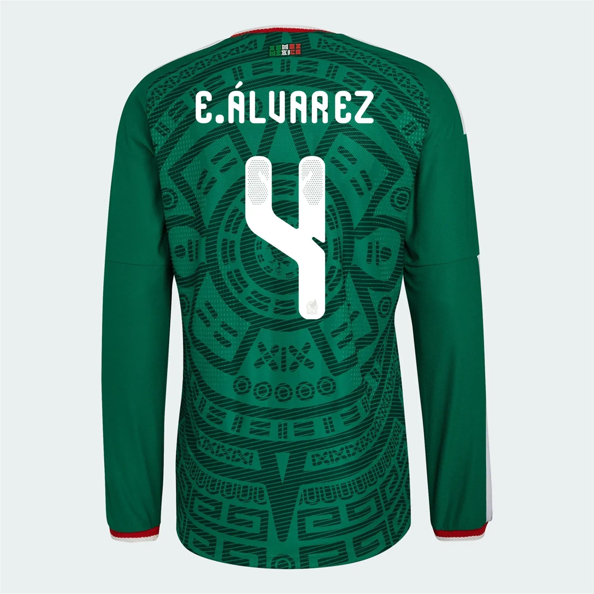 2026 Mexico Men's Authentic Home Long-Sleeve Soccer Jersey