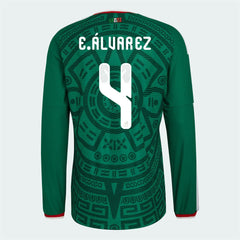 2026 Mexico Men's Authentic Home Long-Sleeve Soccer Jersey
