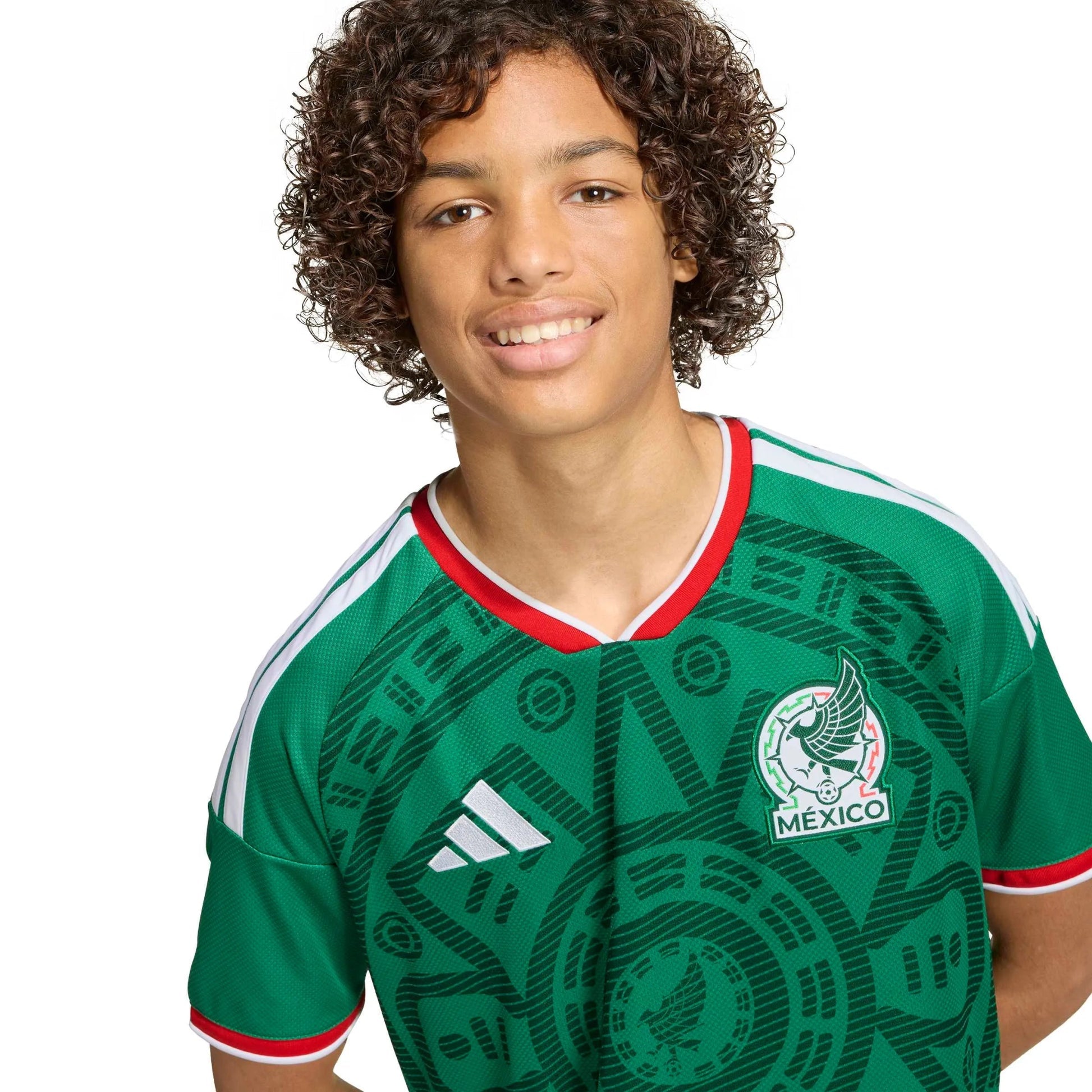 2026 Mexico Youth Stadium Home Soccer Jersey