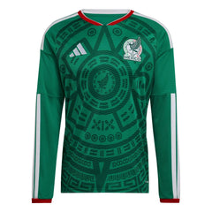 2026 Mexico Men's Stadium Home Long-Sleeve Soccer Jersey