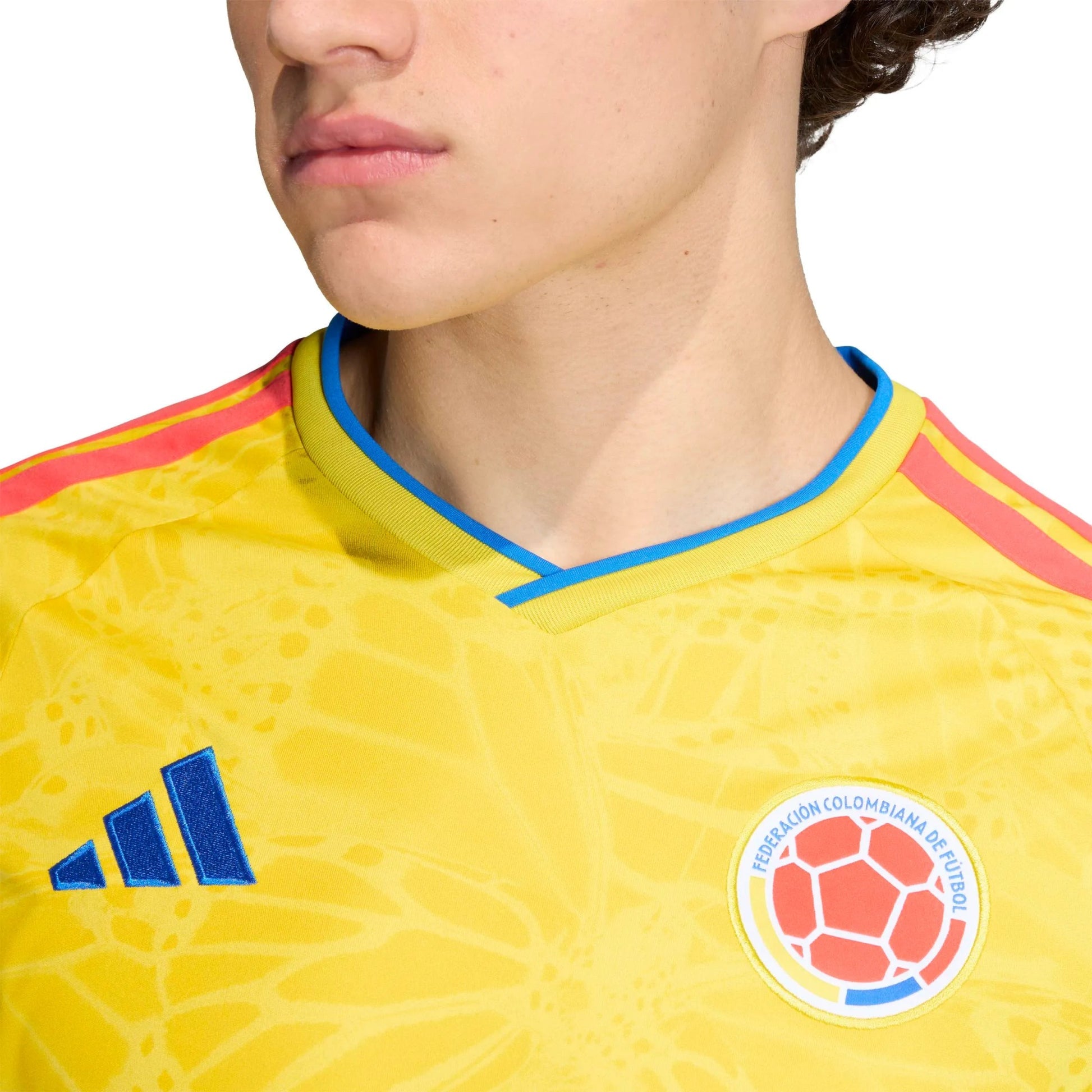2026 Colombia Men's Stadium Home Long-Sleeve Soccer Jersey