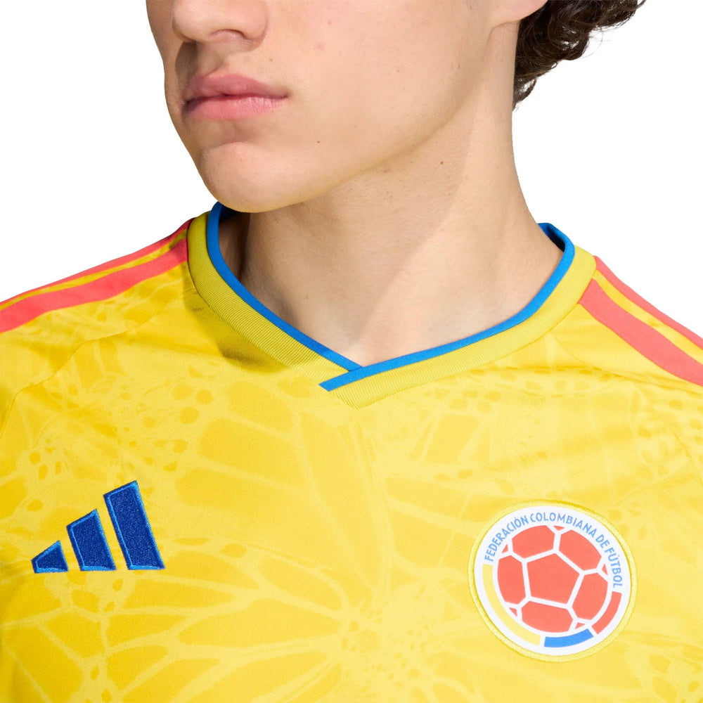 2026 Colombia Men's Stadium Home Long-Sleeve Soccer Jersey