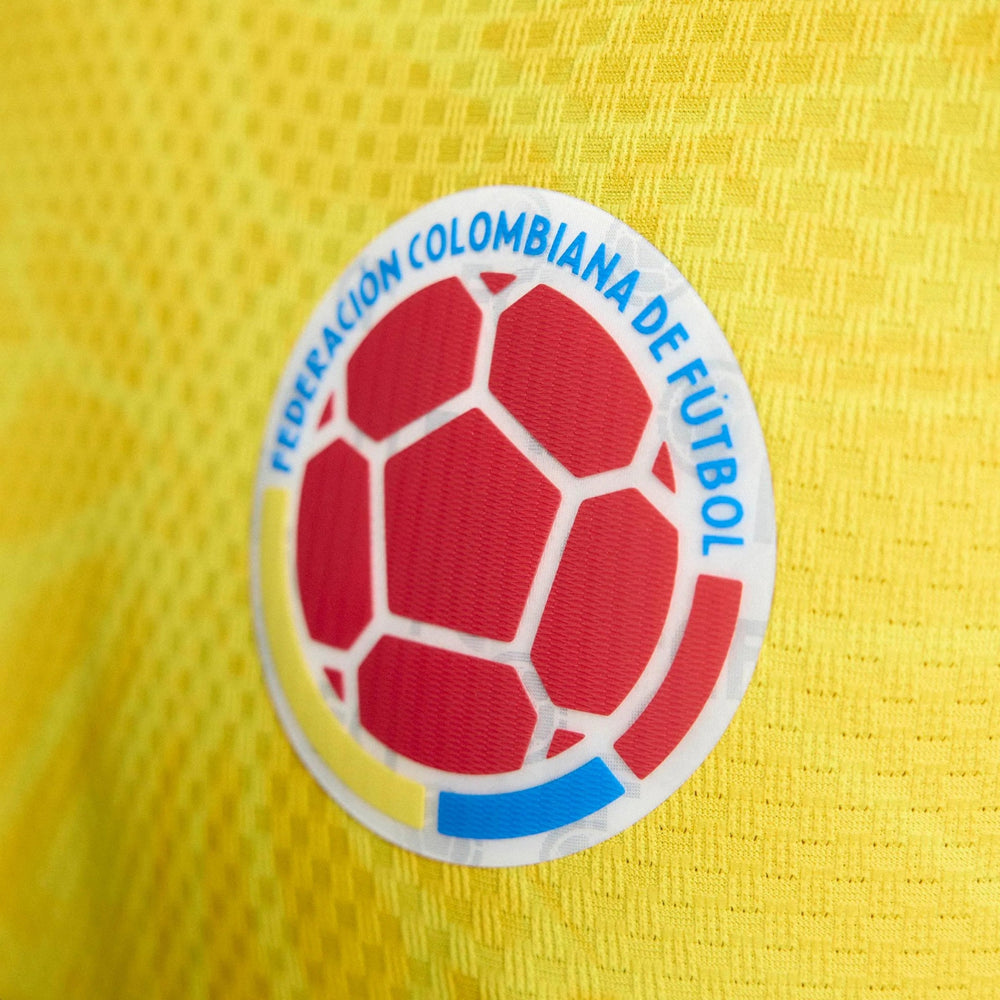 2026 Colombia Men's Authentic Home Long-Sleeve Soccer Jersey