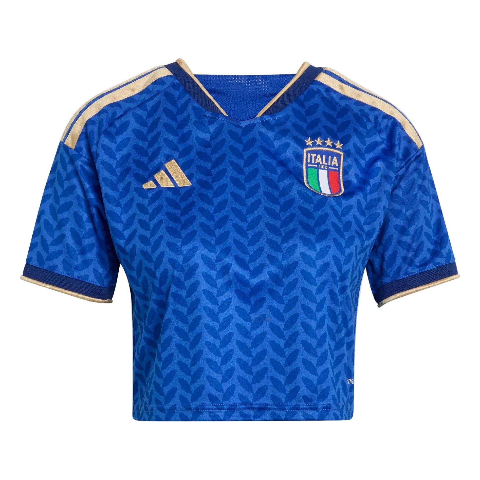 2026 Italy Women's Stadium Home Cropped Soccer Jersey