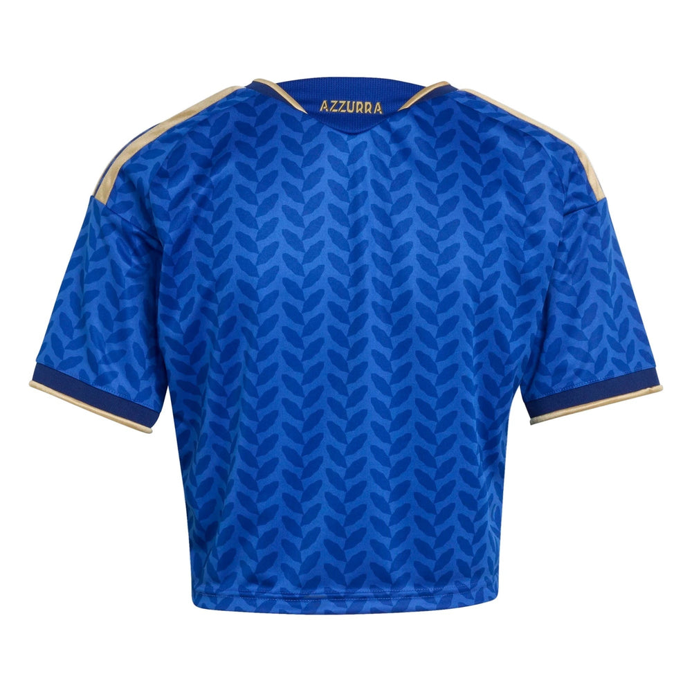 2026 Italy Women's Stadium Home Cropped Soccer Jersey
