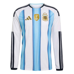 2026 Argentina Men's Stadium Home Long-Sleeve Soccer Jersey