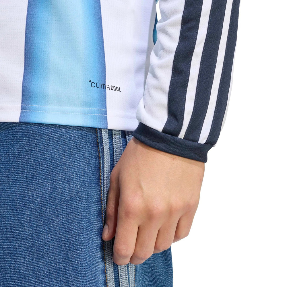 2026 Argentina Men's Stadium Home Long-Sleeve Soccer Jersey