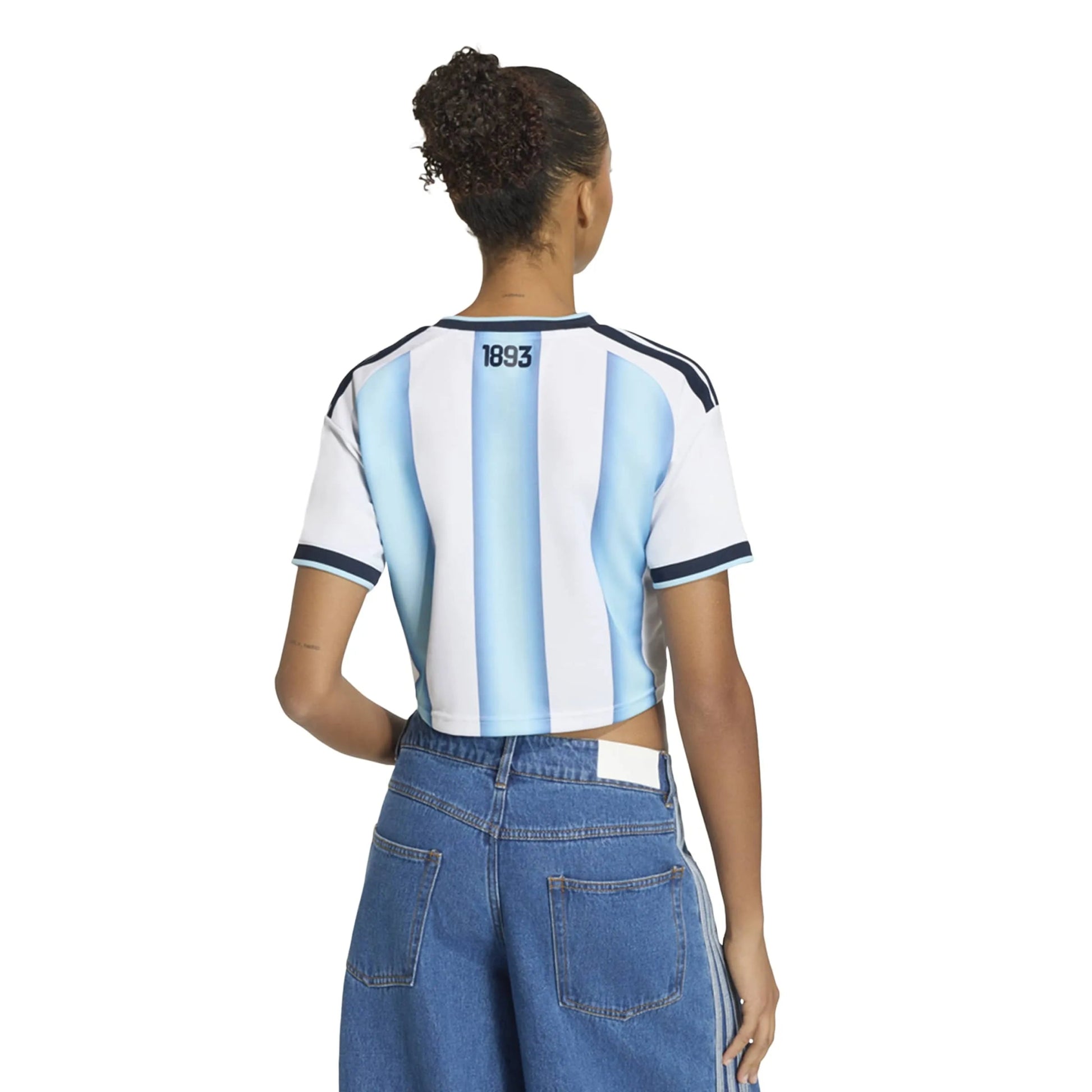 2026 Argentina Women's Stadium Home Cropped Soccer Jersey