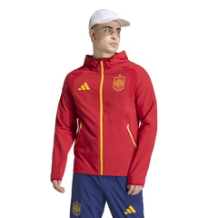 2026 Spain Men's Tiro Travel Full Zip Windbreaker